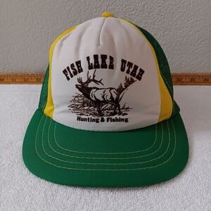 1975 Fish Lake Utah Hunting & Fishing Cap